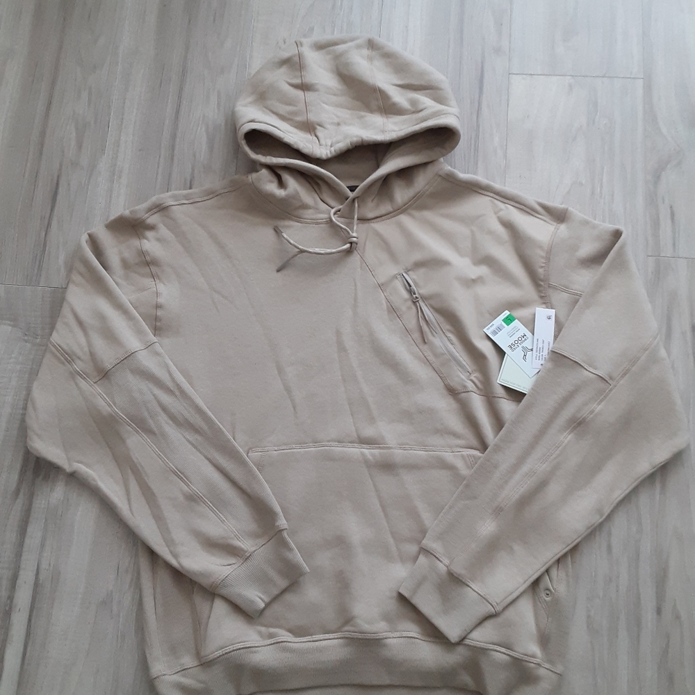 Cross Eyed Moose Mens Hoodie ( L  )